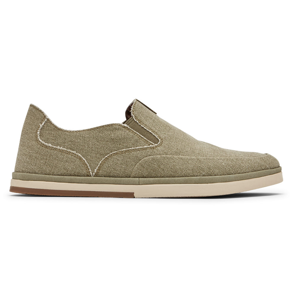 Sapato Vela Rockport Homem Verde Oliva - Austyn - 53947ZVTC